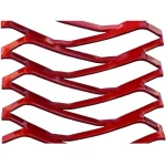 شبك بقلاوة حديد اسود نموذج  مموج سمك 1.8 مم     مقاس 2.44×6 متر | شركة بيت التطور